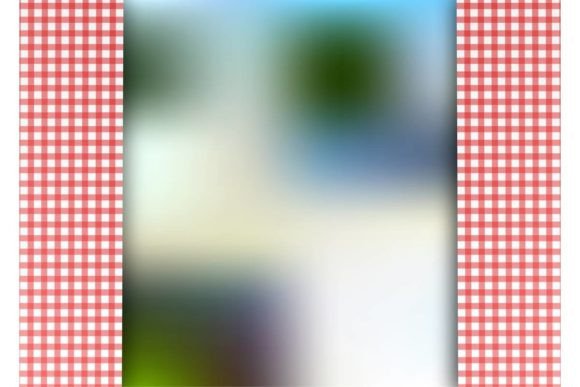 Download Red Corner Tablecloth on White Backgroun - Tablecloth Collection