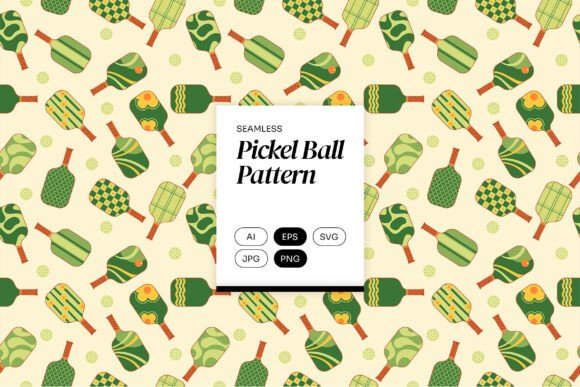 Download Pickle Ball Pattern - Premium Bundle