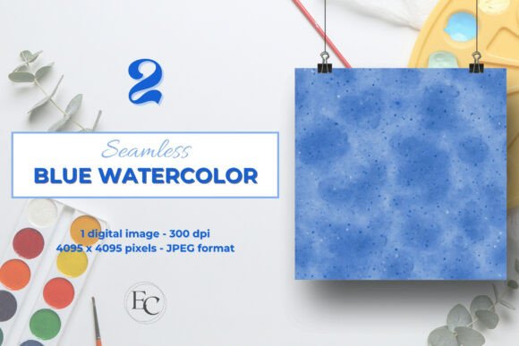 Download Blue Mist Watercolor Seamless Background - Premium Resources